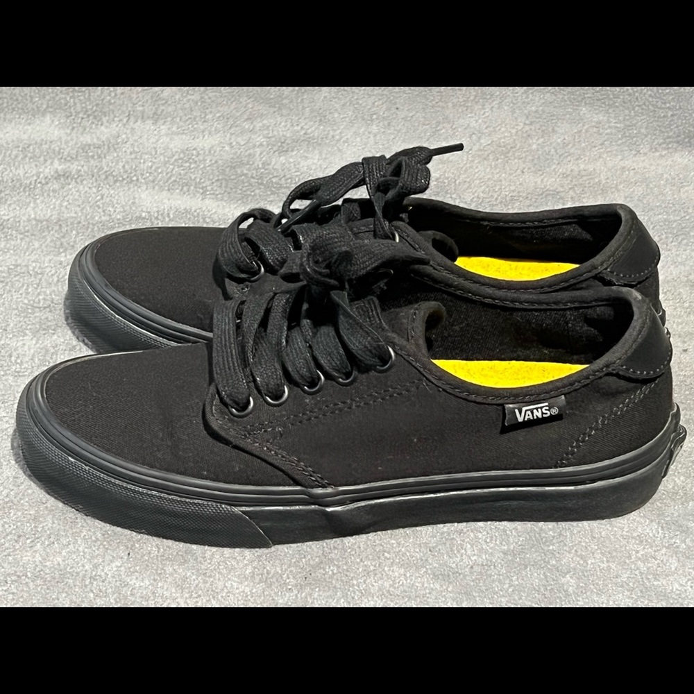 Black Ortholite Vans